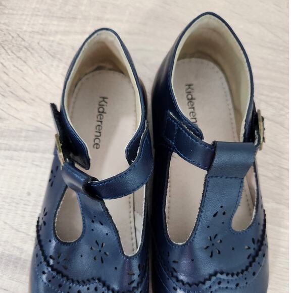 Kiderence Mary Jane Shoes Girls Size 12M Little Kids Navy Blue School Dress - Picture 9 of 10